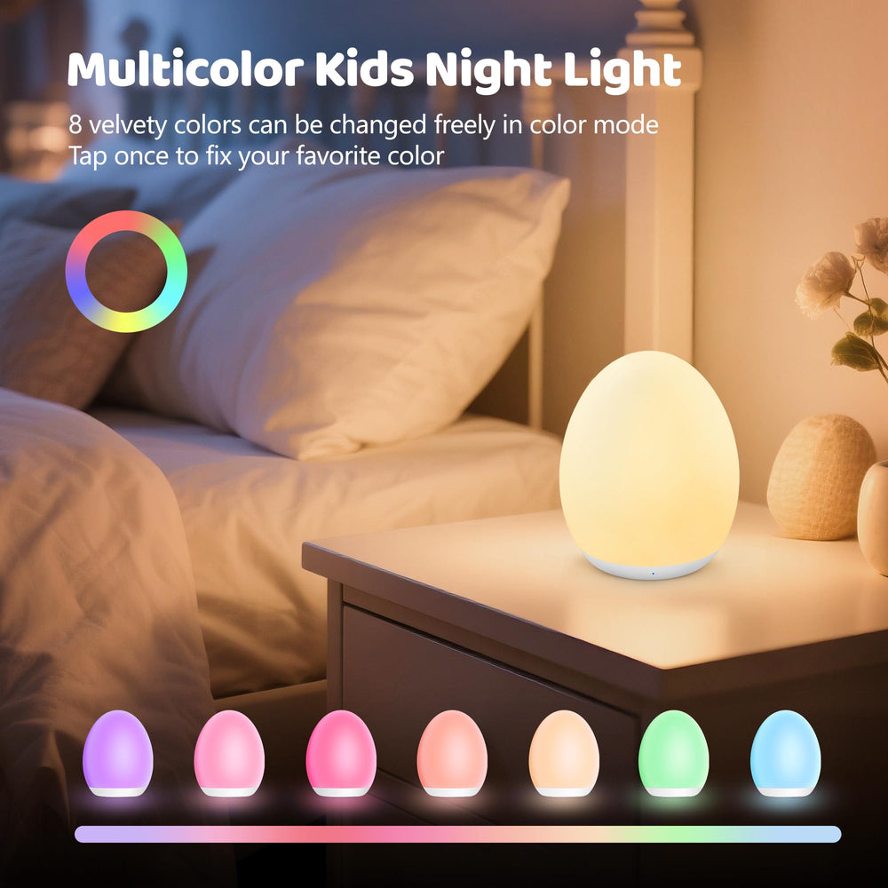 MediAcous egg light locks a color for consistent nursery lighting