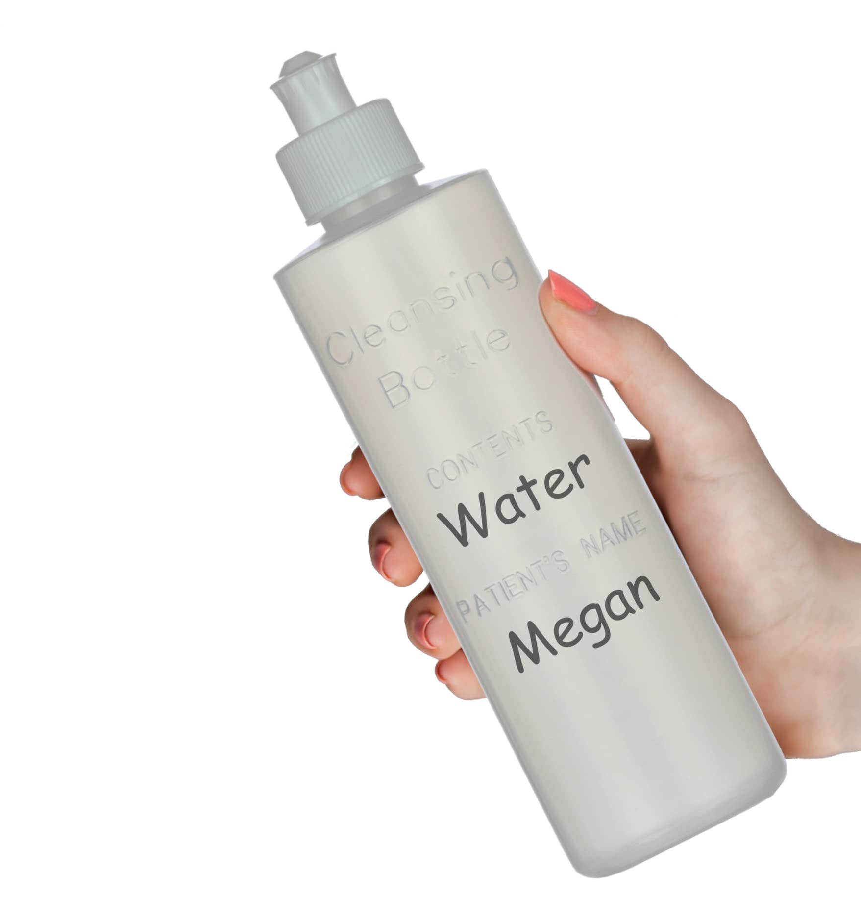 Postpartum care kit bottle in use during rest and recovery.