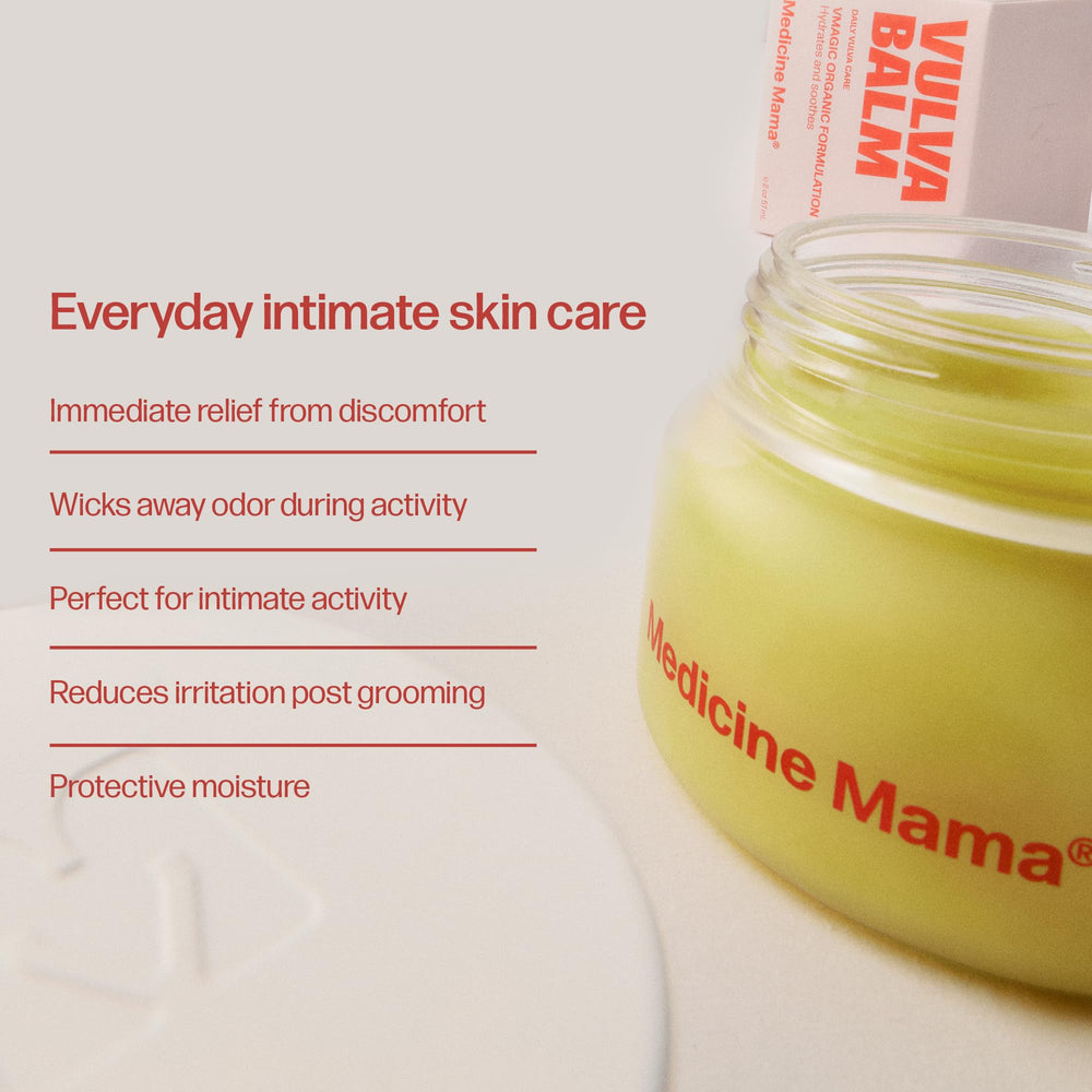 Honey and propolis blend in VMAGIC supports delicate vulvar skin.