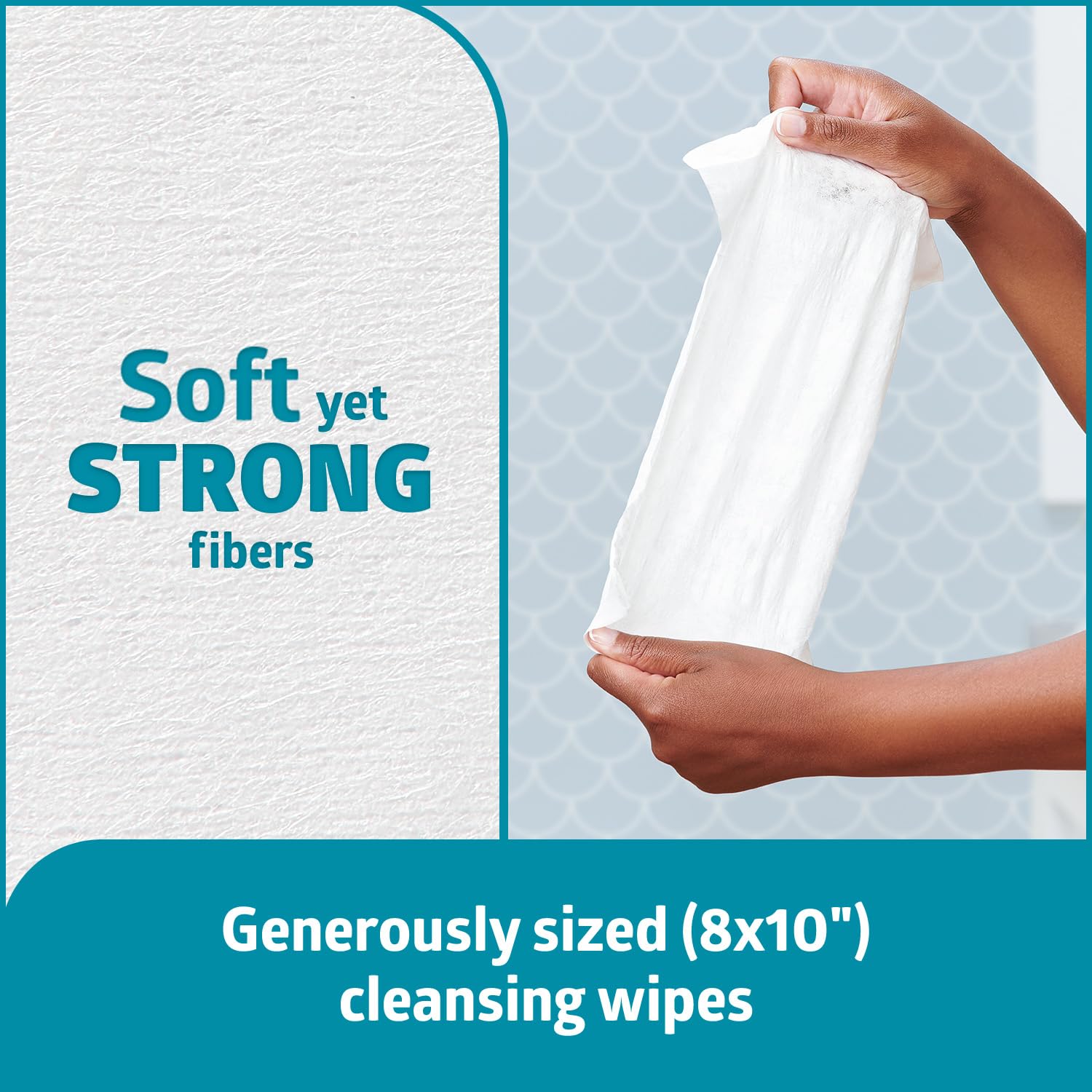 ReadyFlush wipes at bedside for convenient personal hygiene care.