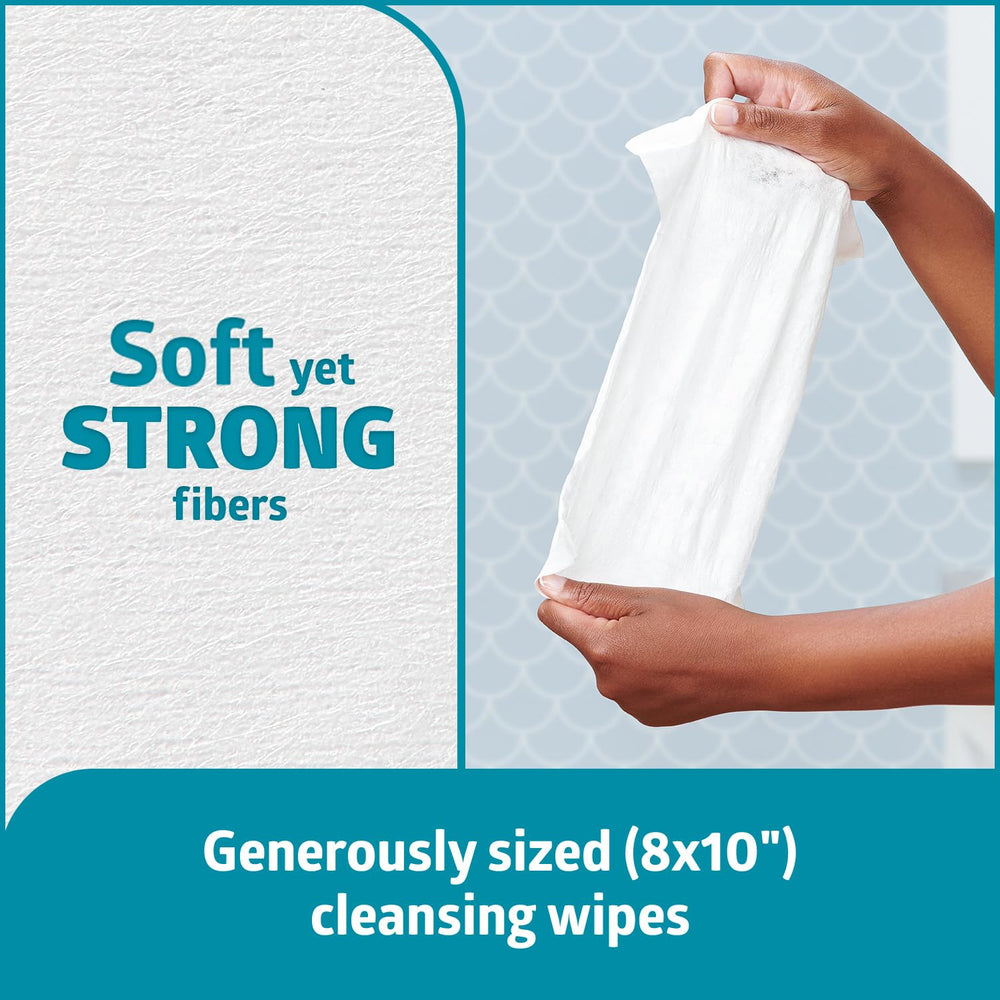 ReadyFlush wipes at bedside for convenient personal hygiene care.