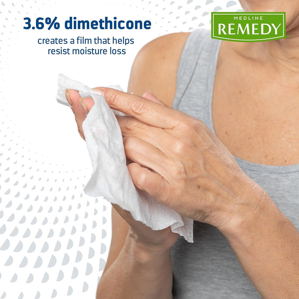 Medline Remedy barrier cloths trusted by healthcare professionals for delicate skin care.