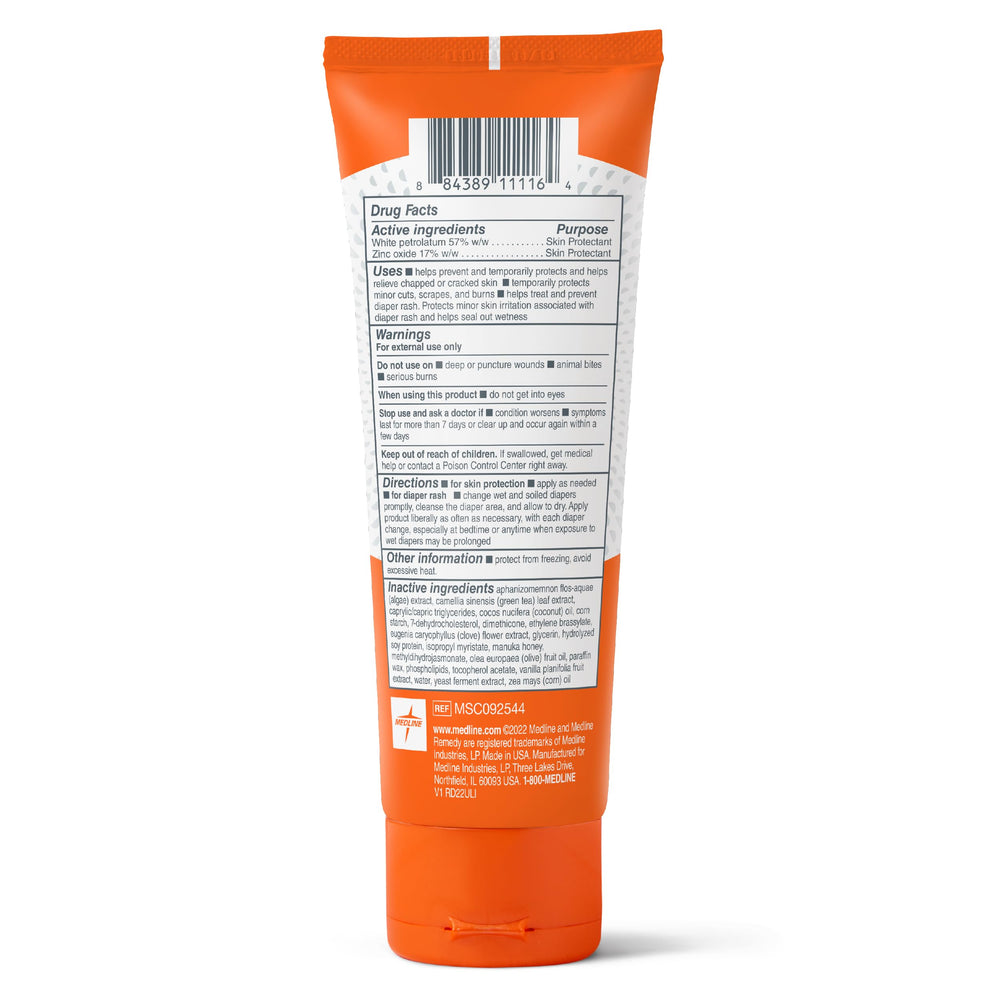 Hypoallergenic zinc oxide paste suitable for sensitive skin.