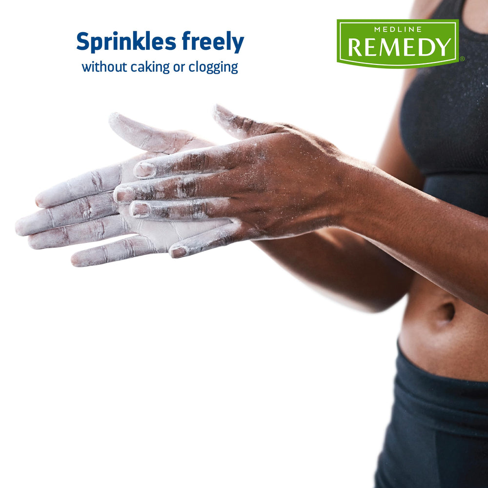 Medline Remedy Essentials Reduces friction in feet and skin folds for comfort.