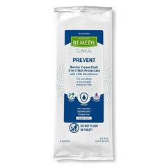 Medline Remedy vanilla-scent wipes ideal for quick rinse-free cleansing.