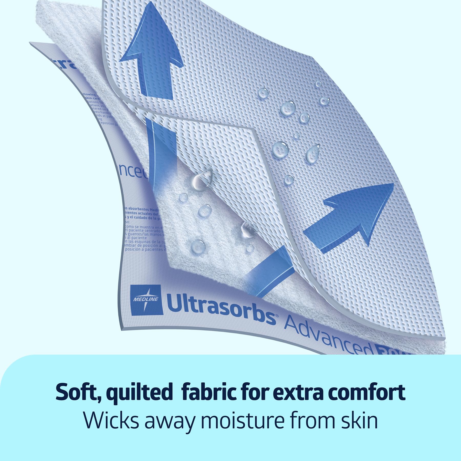 Medline Ultrasorbs ideal for hospital or home use scenarios.