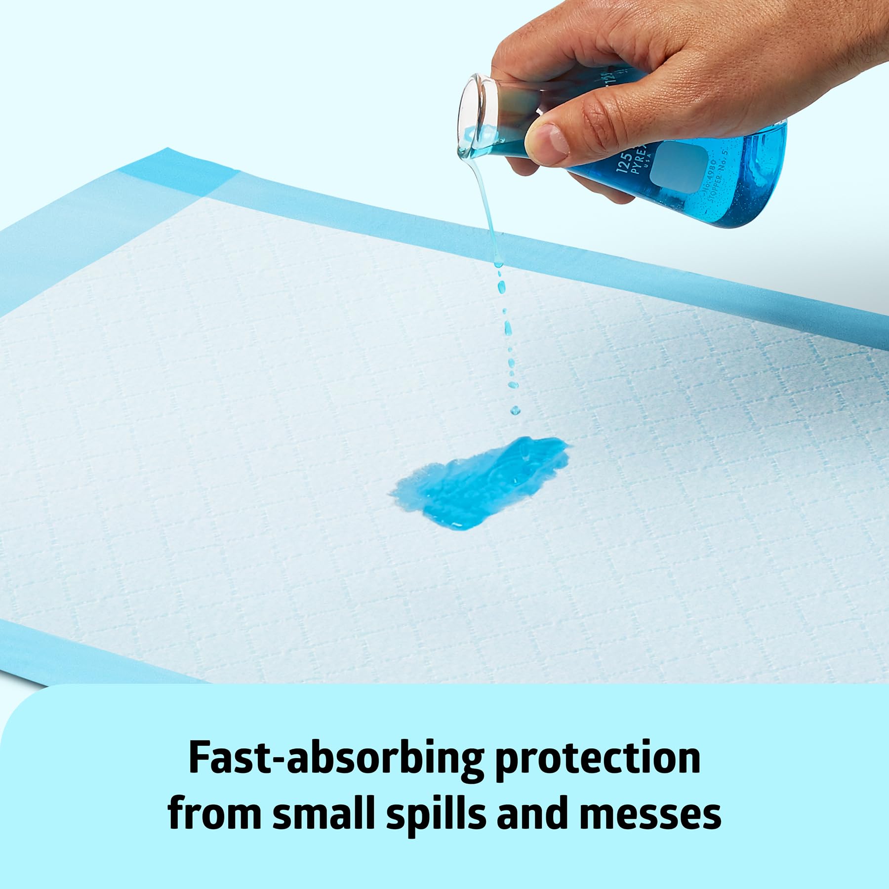 Medline underpad comes in a 100-count pack for home use.