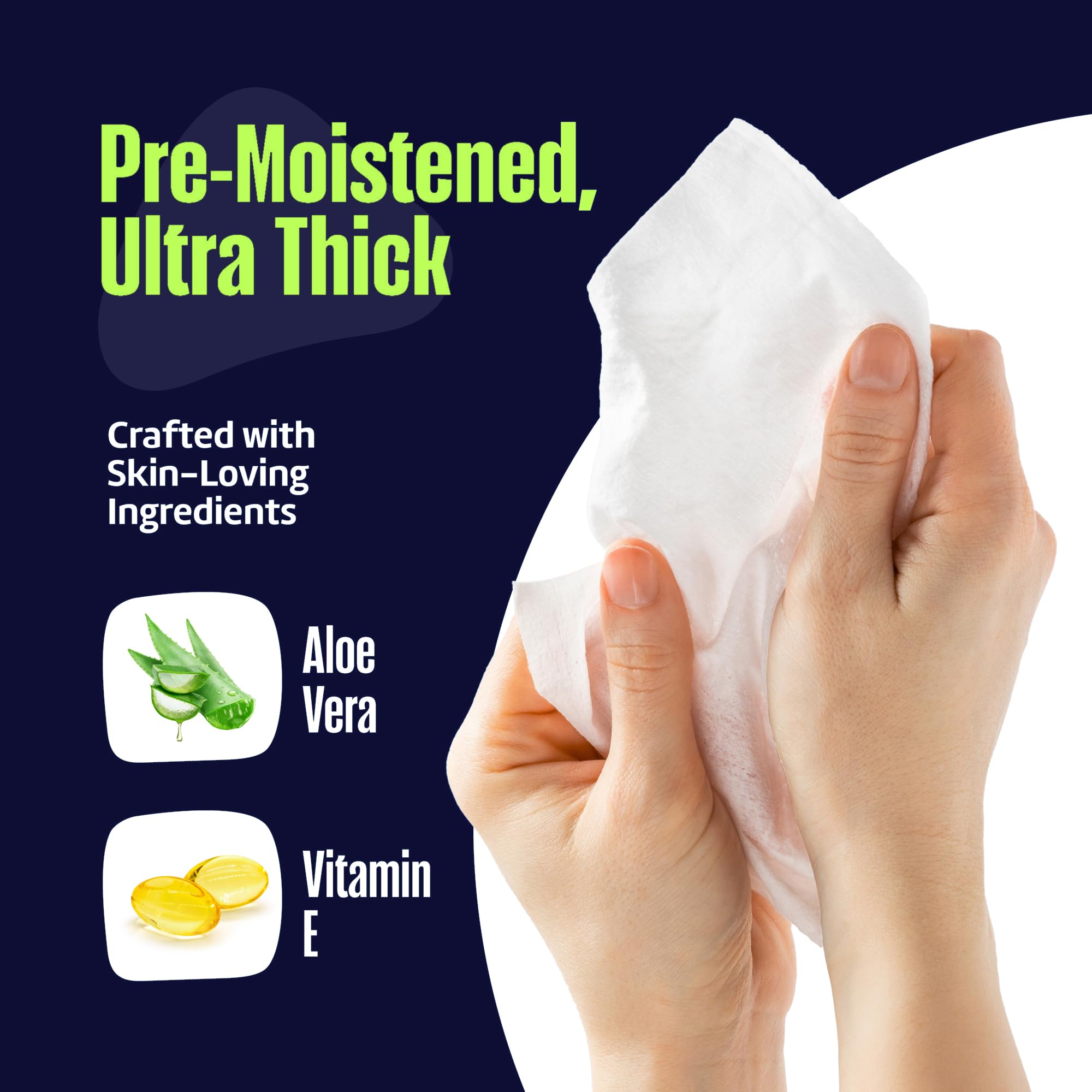 MedStar flip-top lid keeps wipes moist and accessible with one hand.