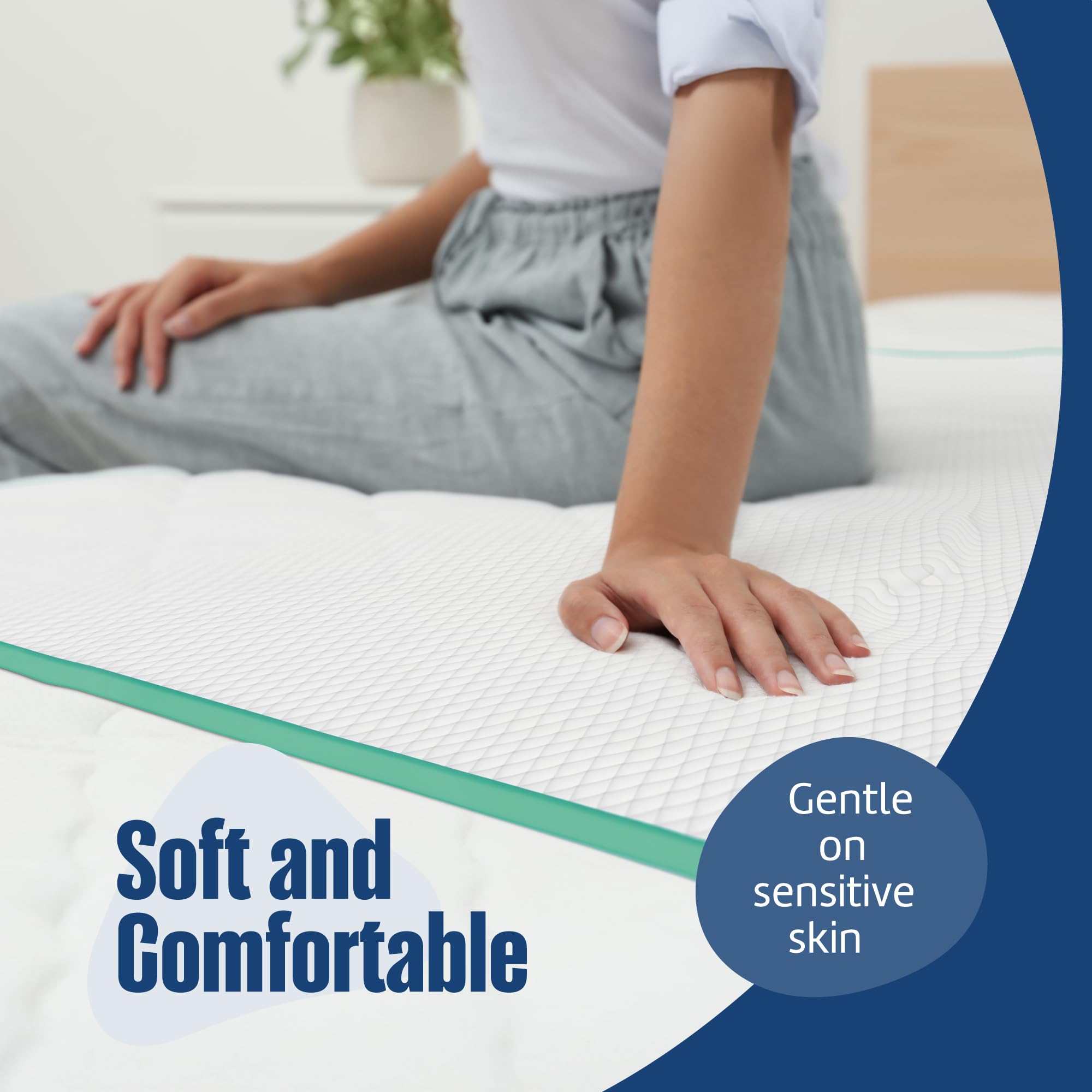 MedStar underpads feature a strong absorbent core to lock in moisture