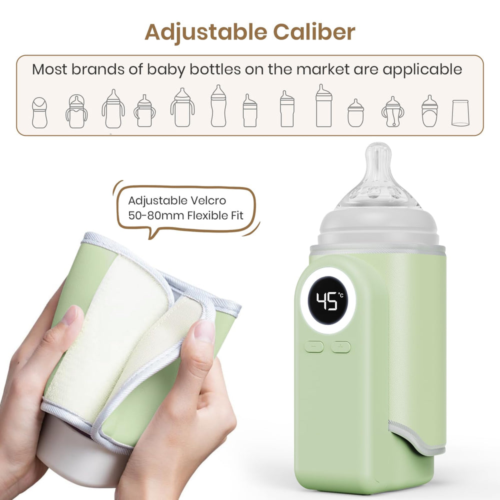 Meehuan bottle warmer night light provides soft glow for night feeds.