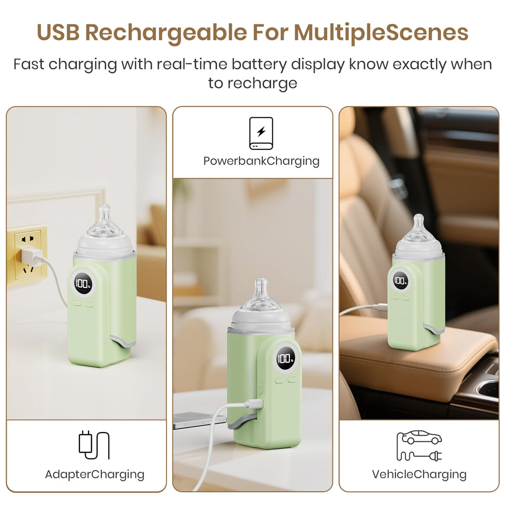 Meehuan bottle warmer precision temperature displays real-time heat level.