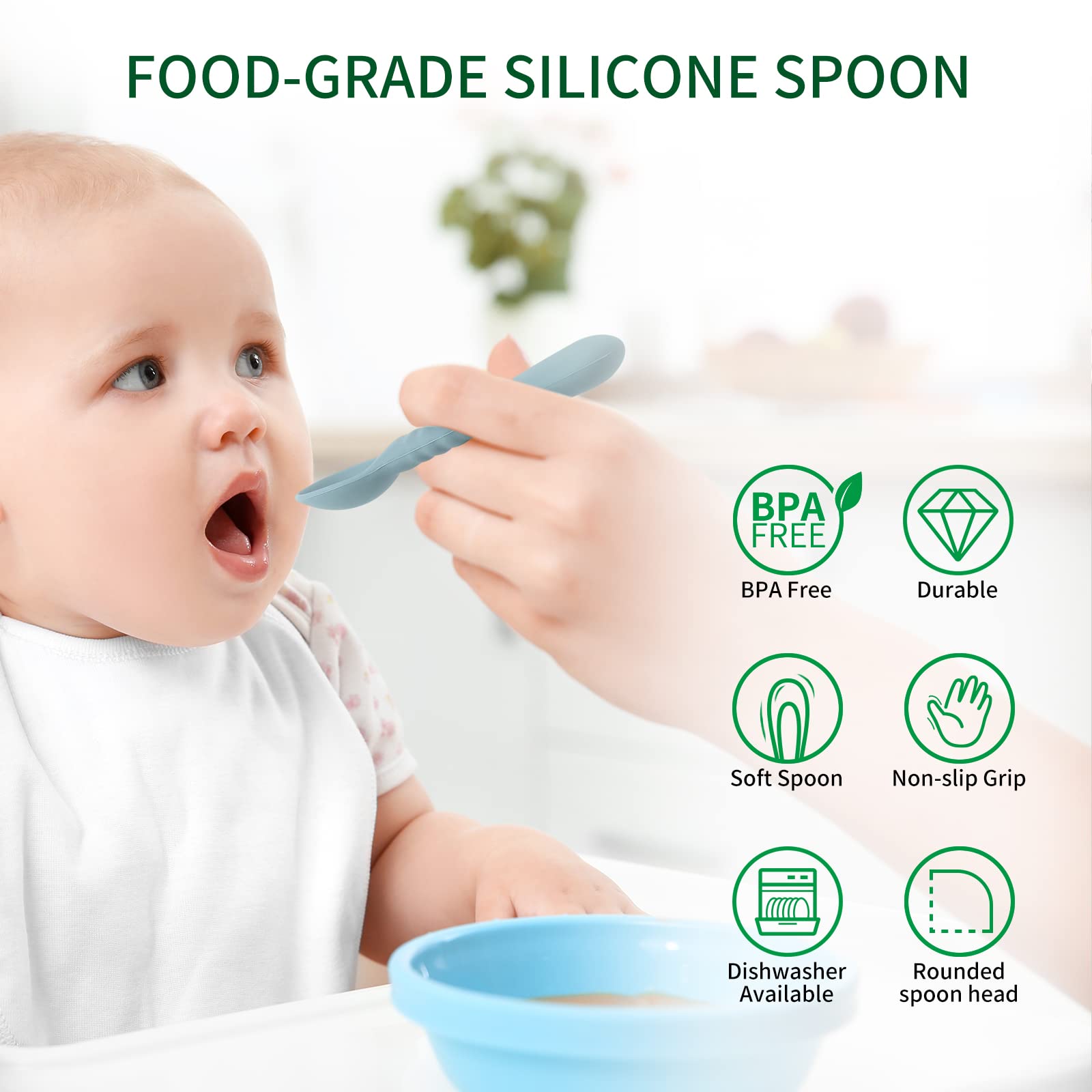 ME.FAN spoons are dishwasher-safe for quick, hygienic cleanup.