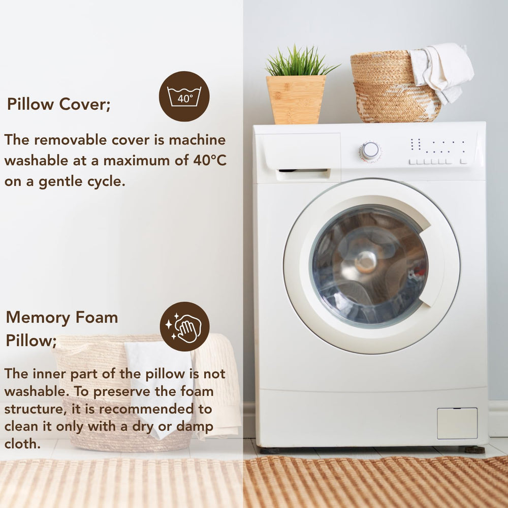 Easy daily use and care with the MEFOPILO pillow for families.