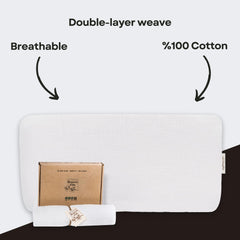 MEFOPILO muslin pillowcase breathable open weave suitable for warm nights