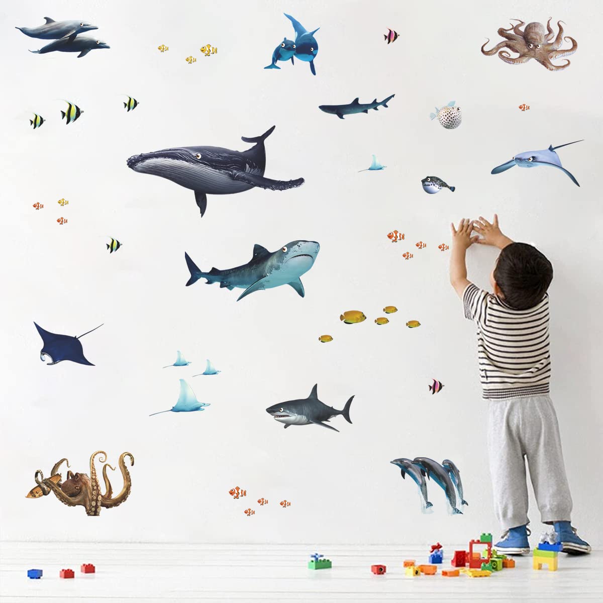 MEFOSS octopus wall sticker inspires imaginative DIY wall scenes