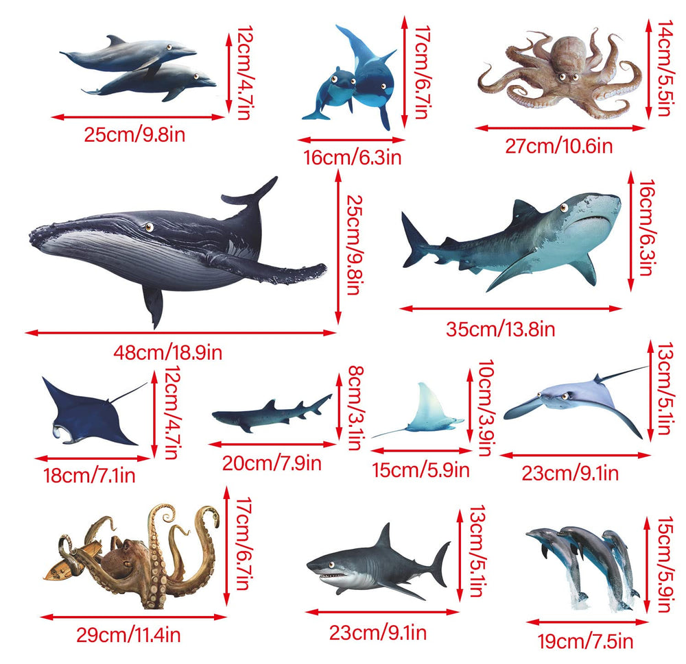 MEFOSS shark wall decal creates bold focal points in playrooms
