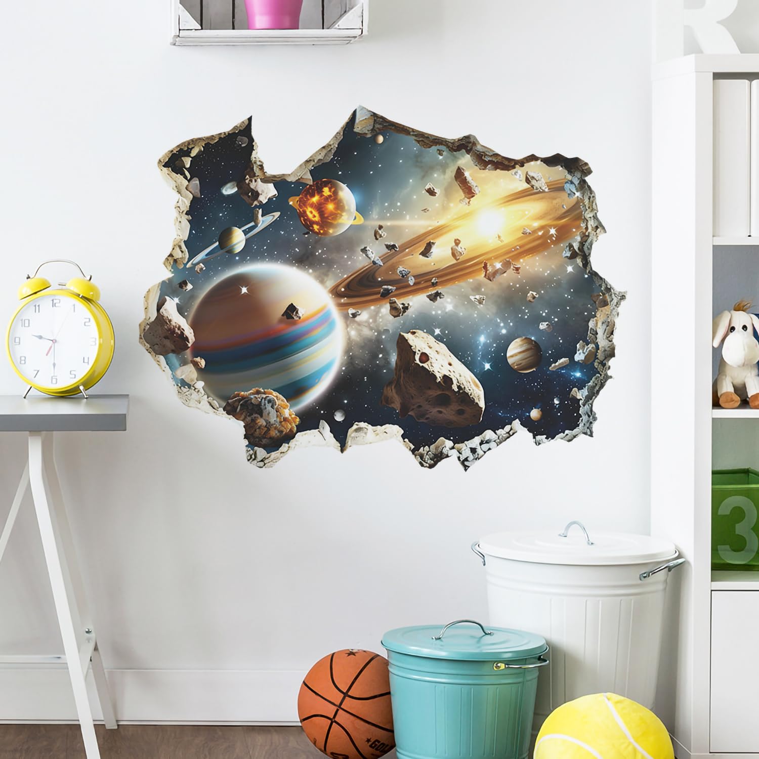 MEFOSS removable wall stickers allow easy room updates without residue.