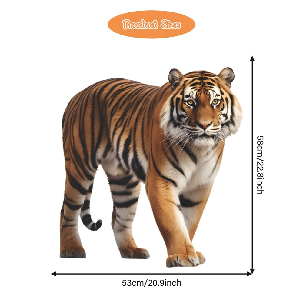 MEFOSS tiger wall decal in kids room sparks imagination and play.