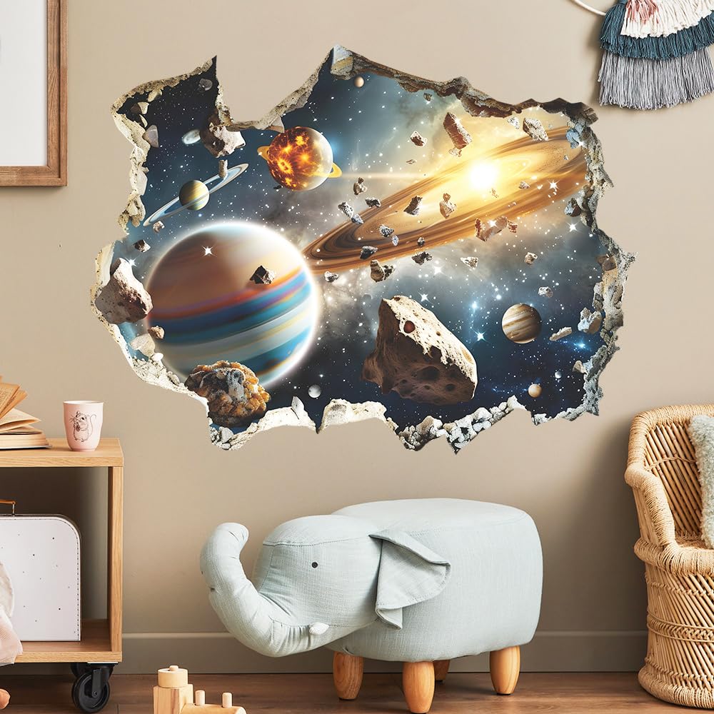 MEFOSS vinyl wall decals are durable and waterproof for long lasting use.
