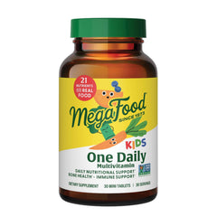 MegaFood Kids One Daily Multivitamin bottle for convenient daily use