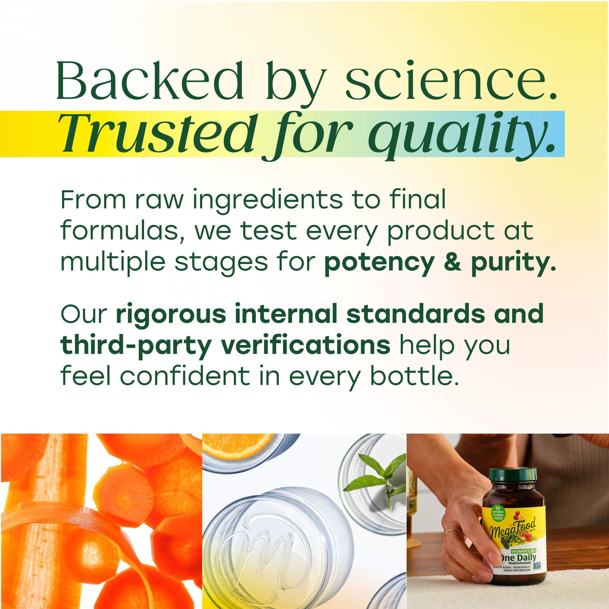 Meg aFood Kids One Daily Multivitamin in use by a child setting