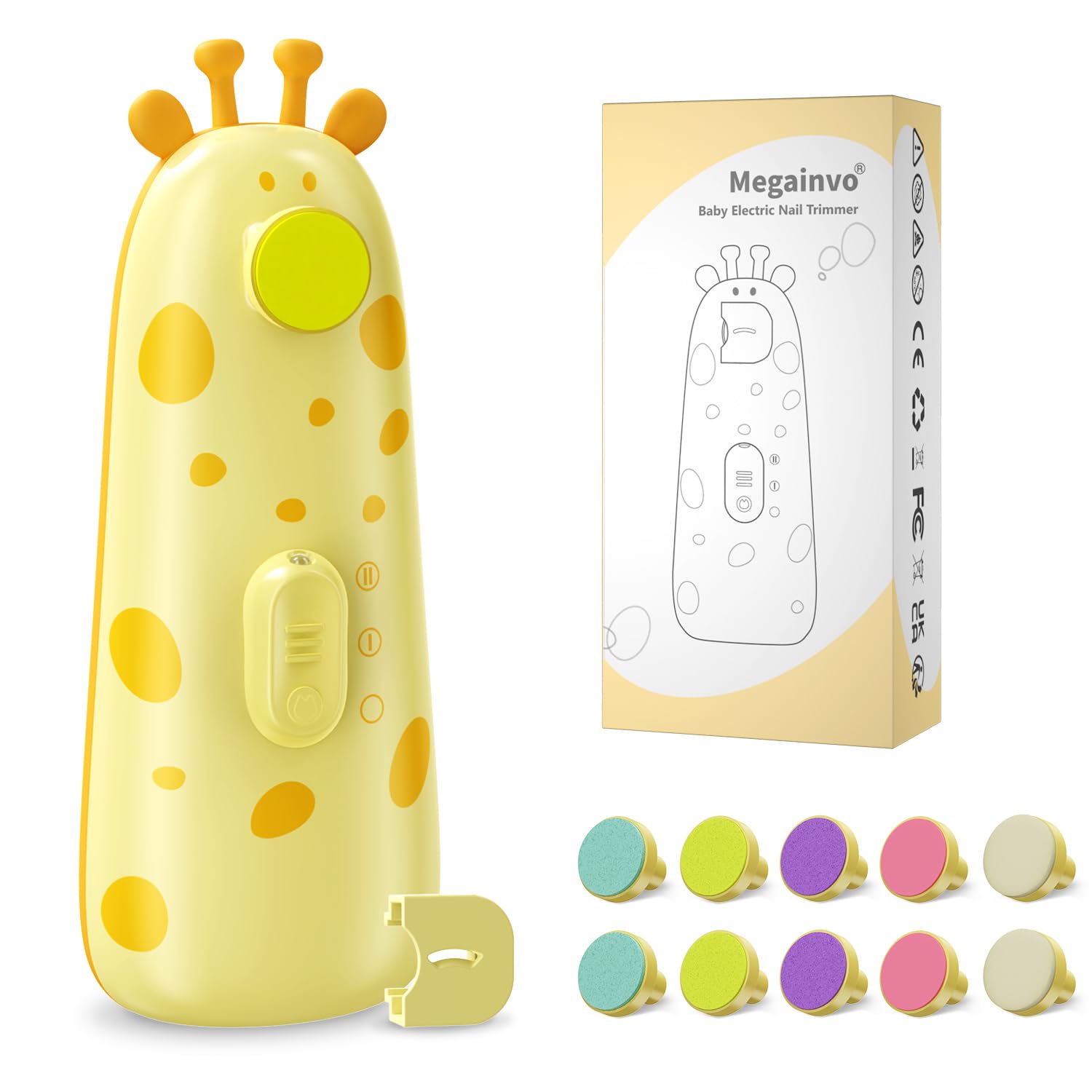 Megainvo baby nail trimmer with light for nighttime grooming