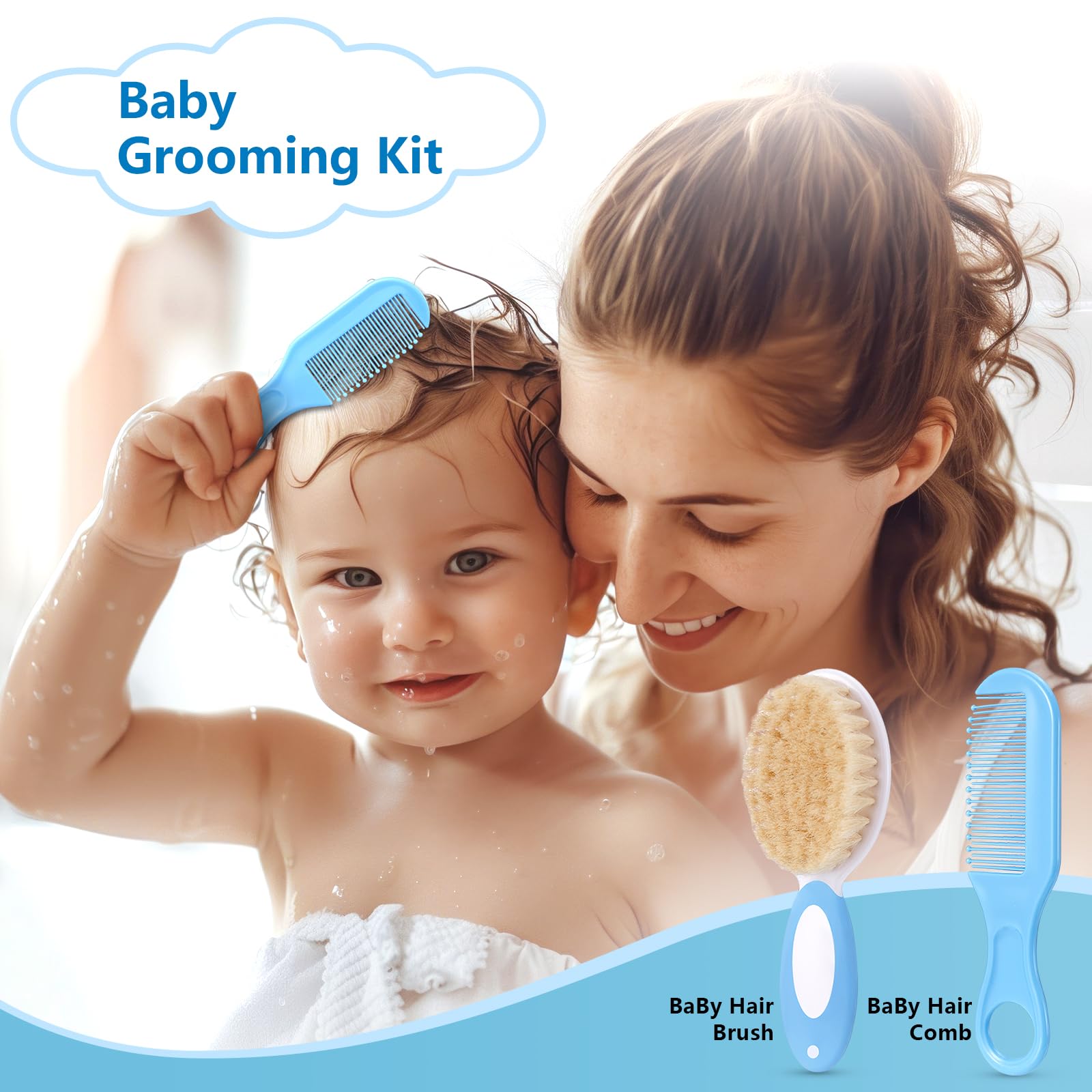 Megainvo round-tip scissors for safe newborn trimming.