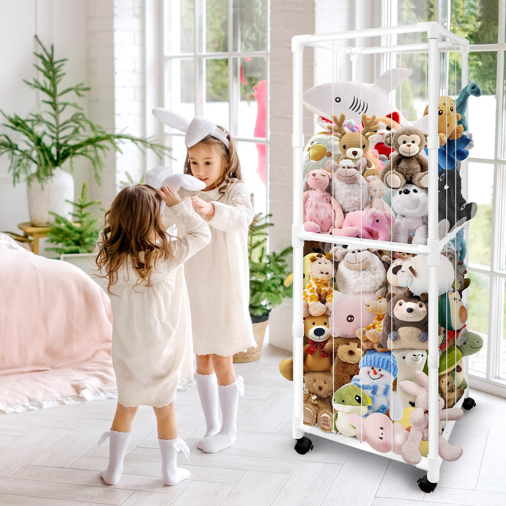 Megapuxin storage cage design allows easy cleaning and rearranging in any space