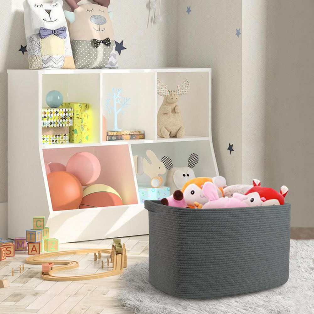 MEGASKET laundry room organization view demonstrating large capacity storage