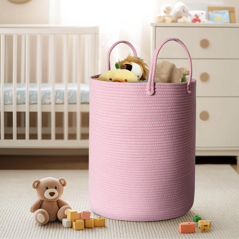 MEGASKET sturdy handles for easy carrying around the home