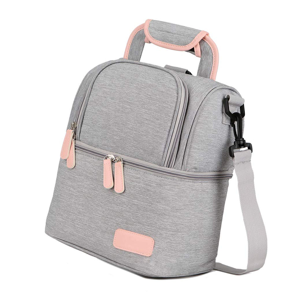 Meichoon XC01 grey adjustable shoulder strap for easy carrying.
