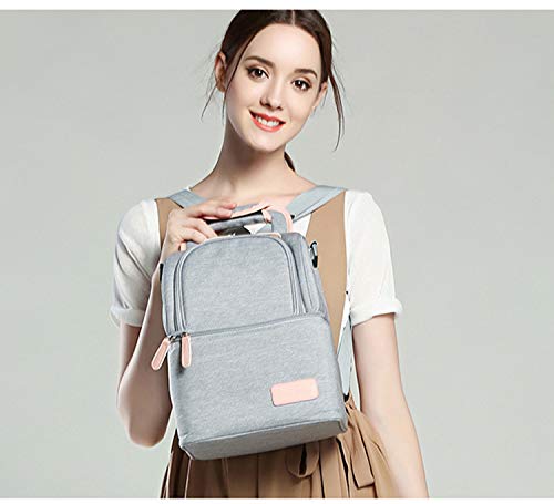 Meichoon XC01 grey breastmilk cooler preserves freshness during commutes.