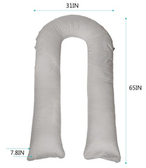 Meiz pillow outer cover with double zippers hypoallergenic and washable for easy care