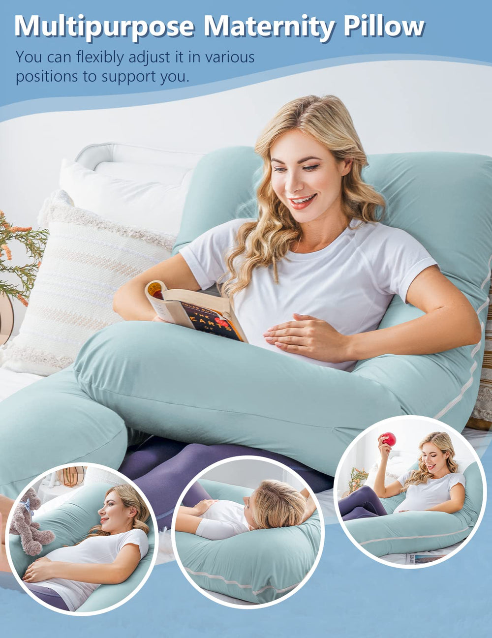 Meiz nursing-ready pillow doubles as postnatal support for comfortable feeding sessions