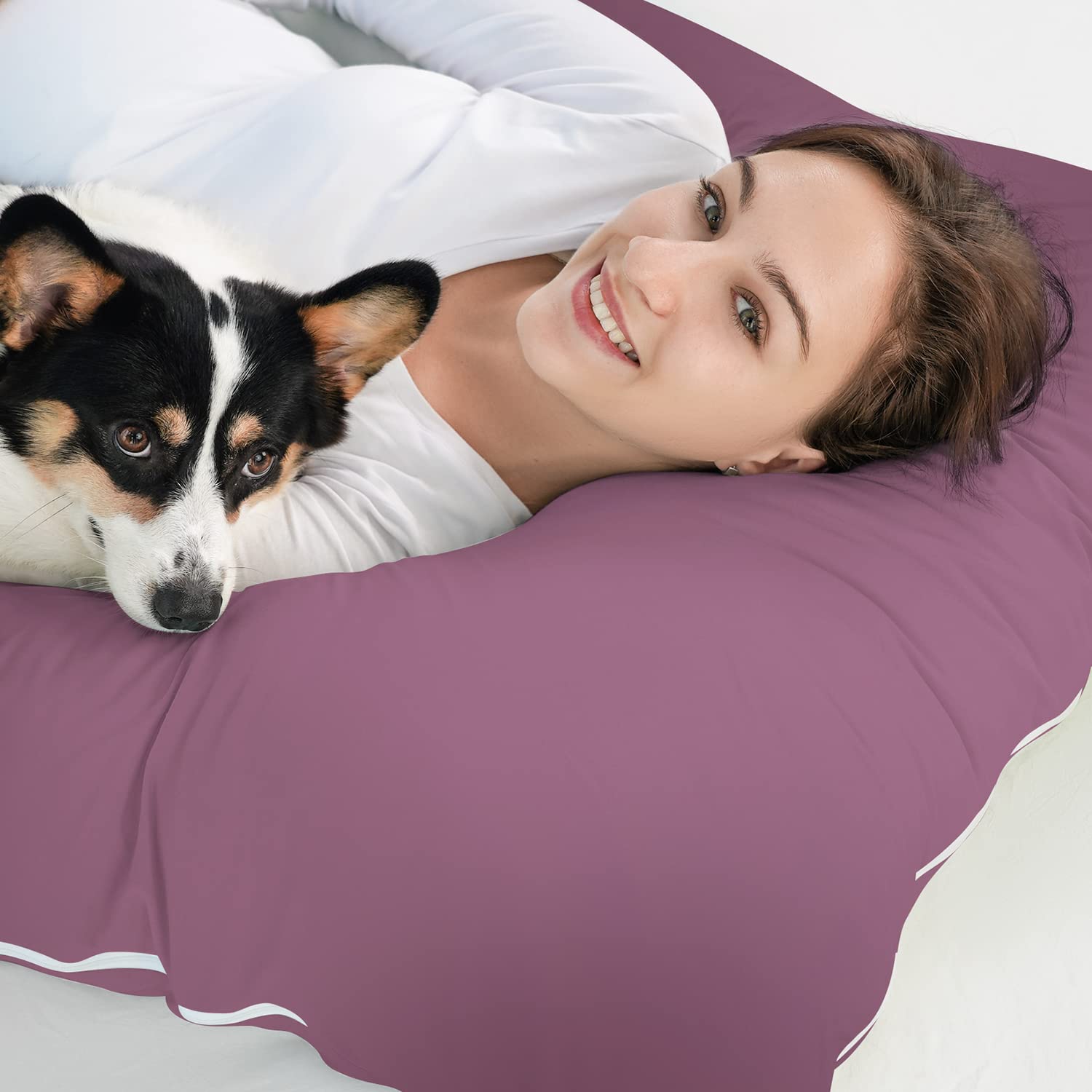 Meiz pillow great for reading or watching TV