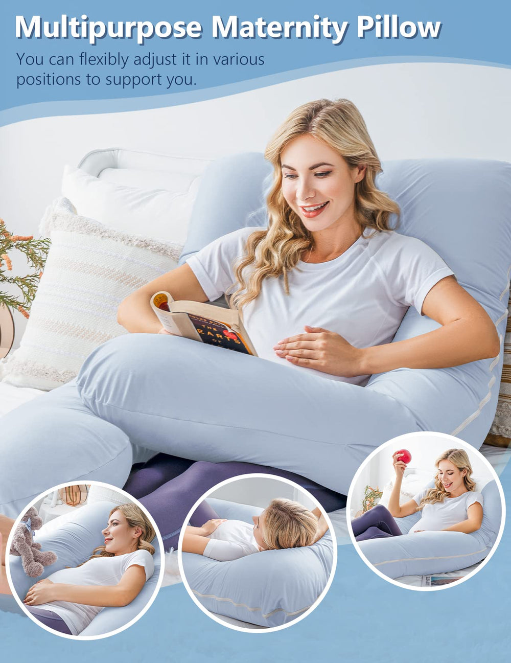Meiz pillow ships vacuum packed for easy transport and quick fluffing.