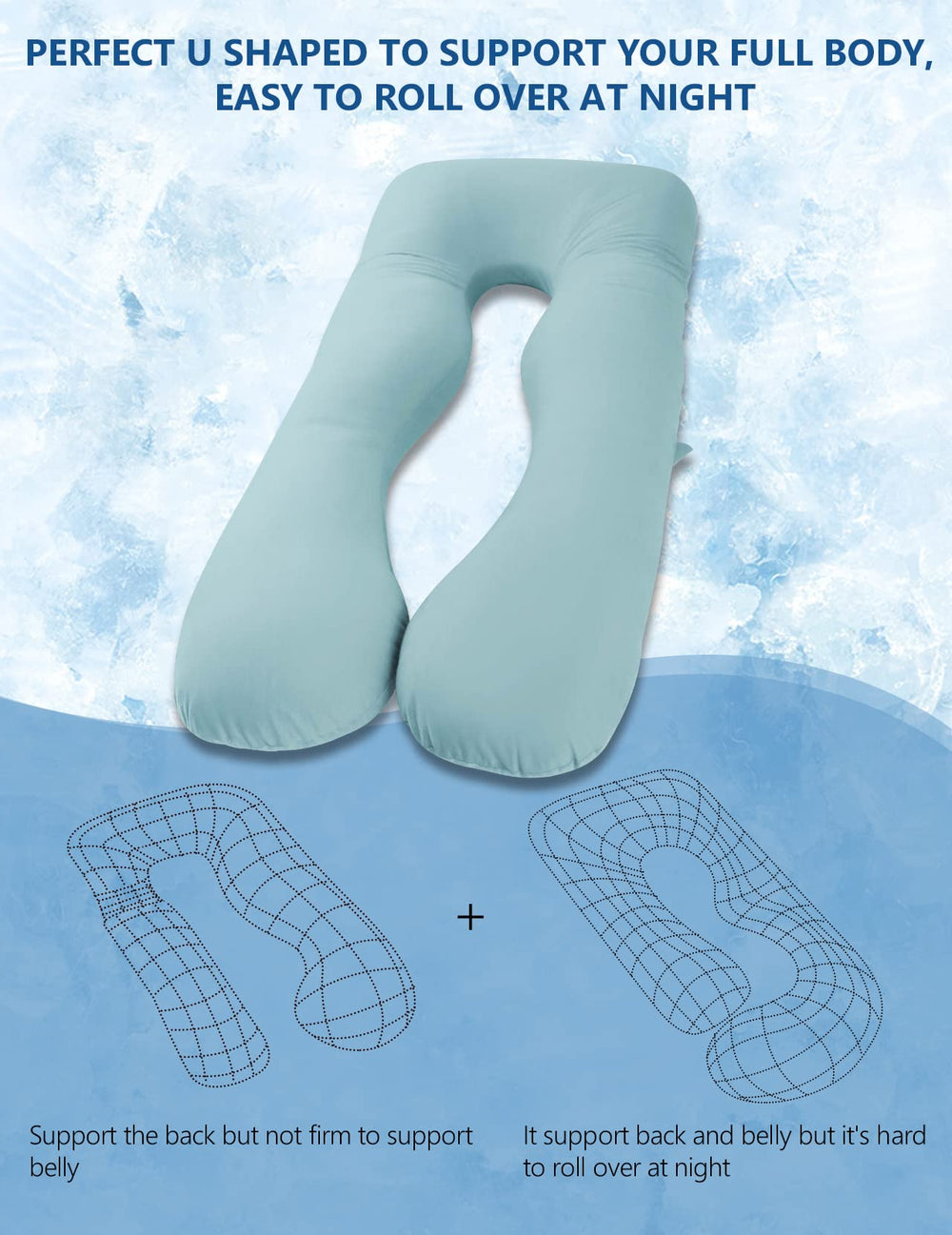 Meiz vacuum-packaged pillow requires 48 hours to fluff up to full loft