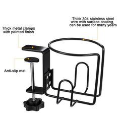 mekueeex stainless steel cup holder resists rust for long lasting desk organization
