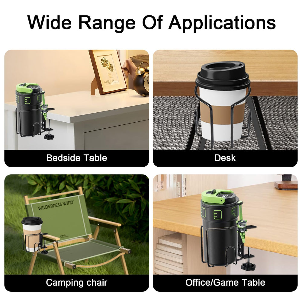 mekueeex two-pack desk cup holders free up surface space on desk