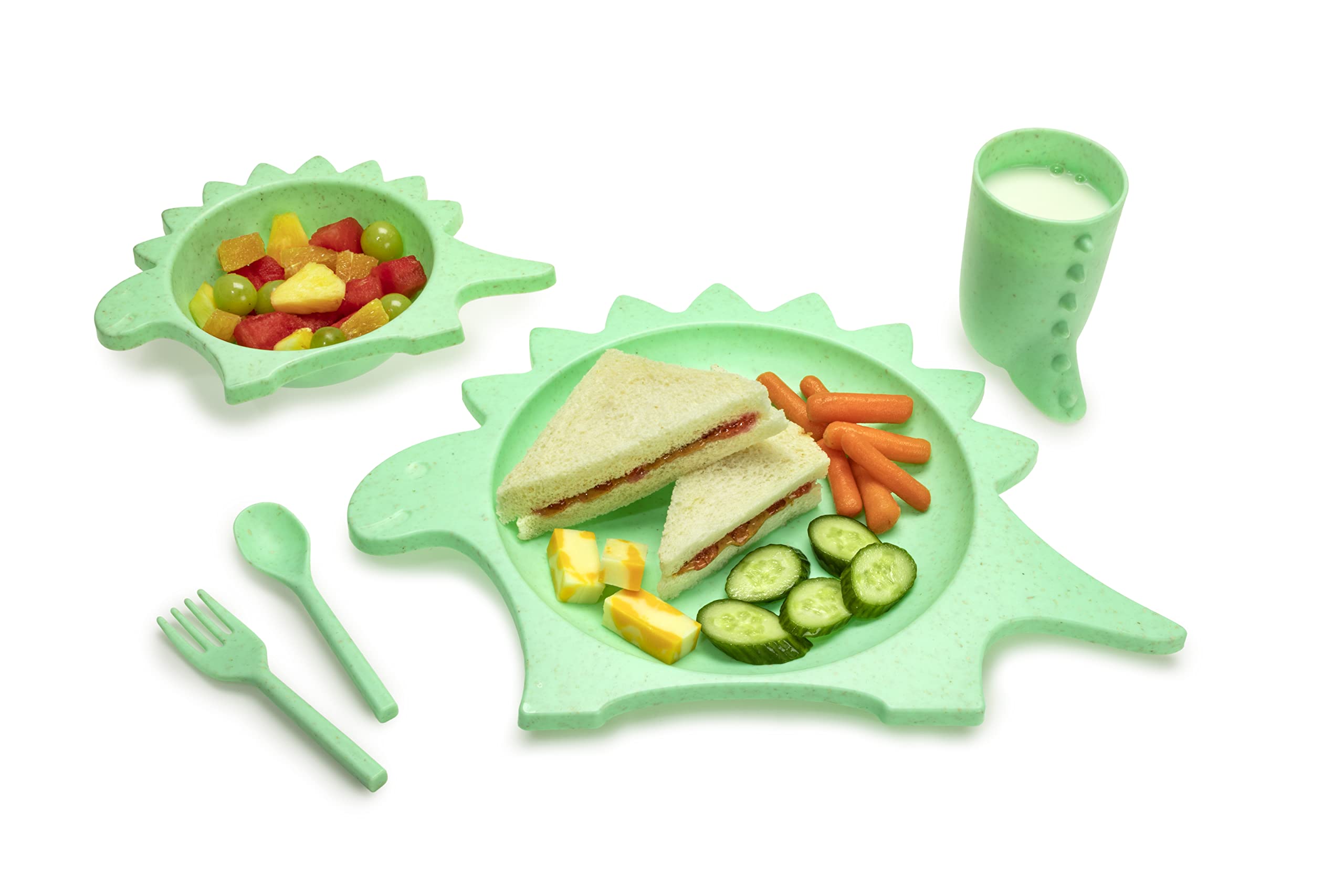 Melii Dinosaur meal set bowl – lightweight, microwave safe, ideal for soups and snacks