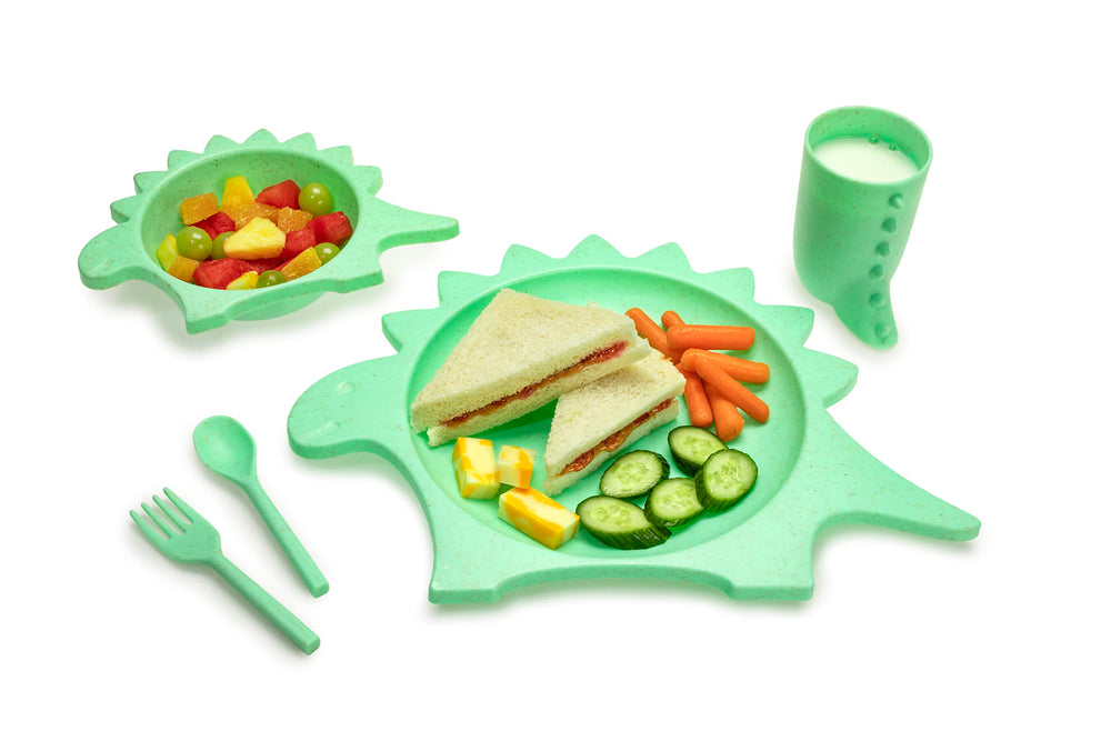 Melii Dinosaur meal set bowl – lightweight, microwave safe, ideal for soups and snacks