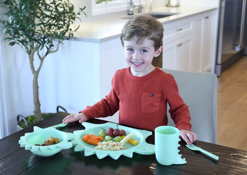 Melii Dinosaur meal set cup – BPA-free, secure grip for little hands