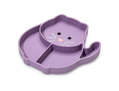 Melii divided silicone suction plate with a secure suction base for mess-free self-feeding.