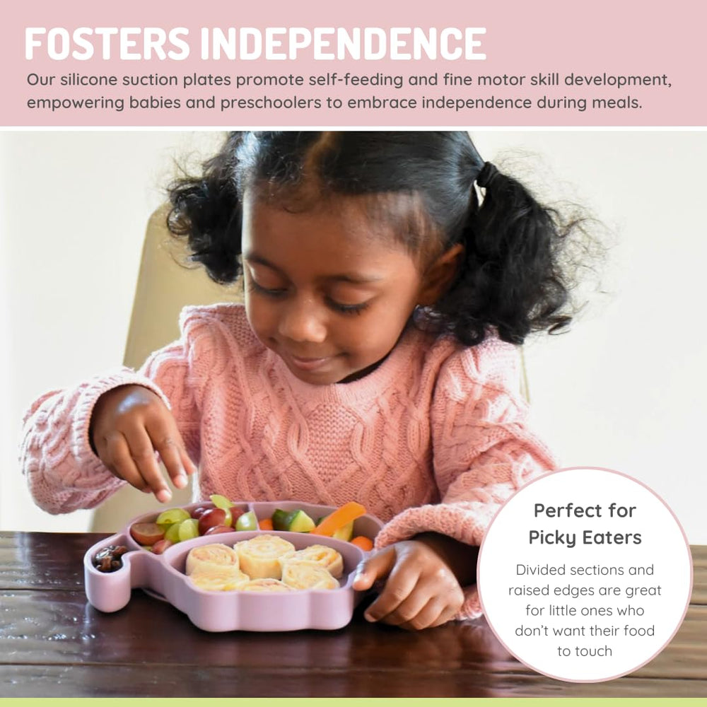 Melii plate is 100% BPA-free and non-toxic for safe meals.