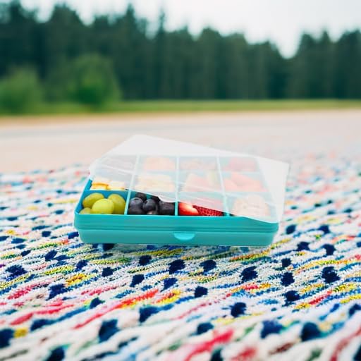 melii Snackle Box BPA-free plastic ensures safe storage for foods and crafts