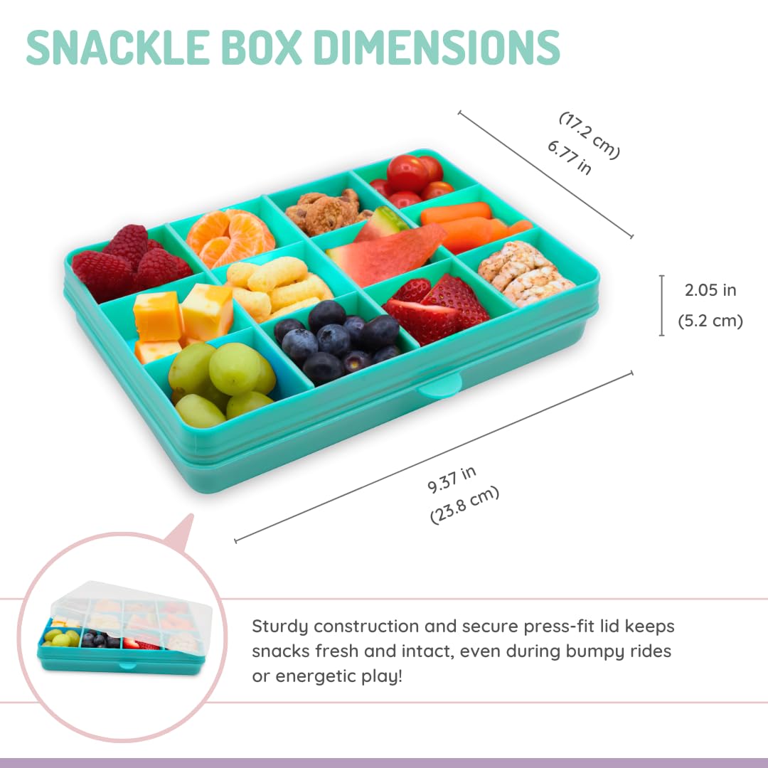 melii Snackle Box removable dividers for customizable storage