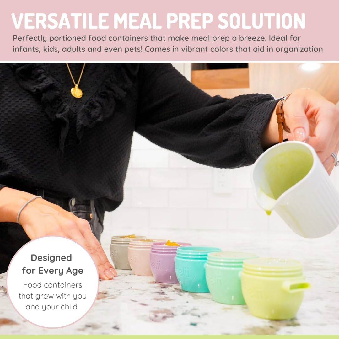 melii stackable snack containers maximize kitchen storage
