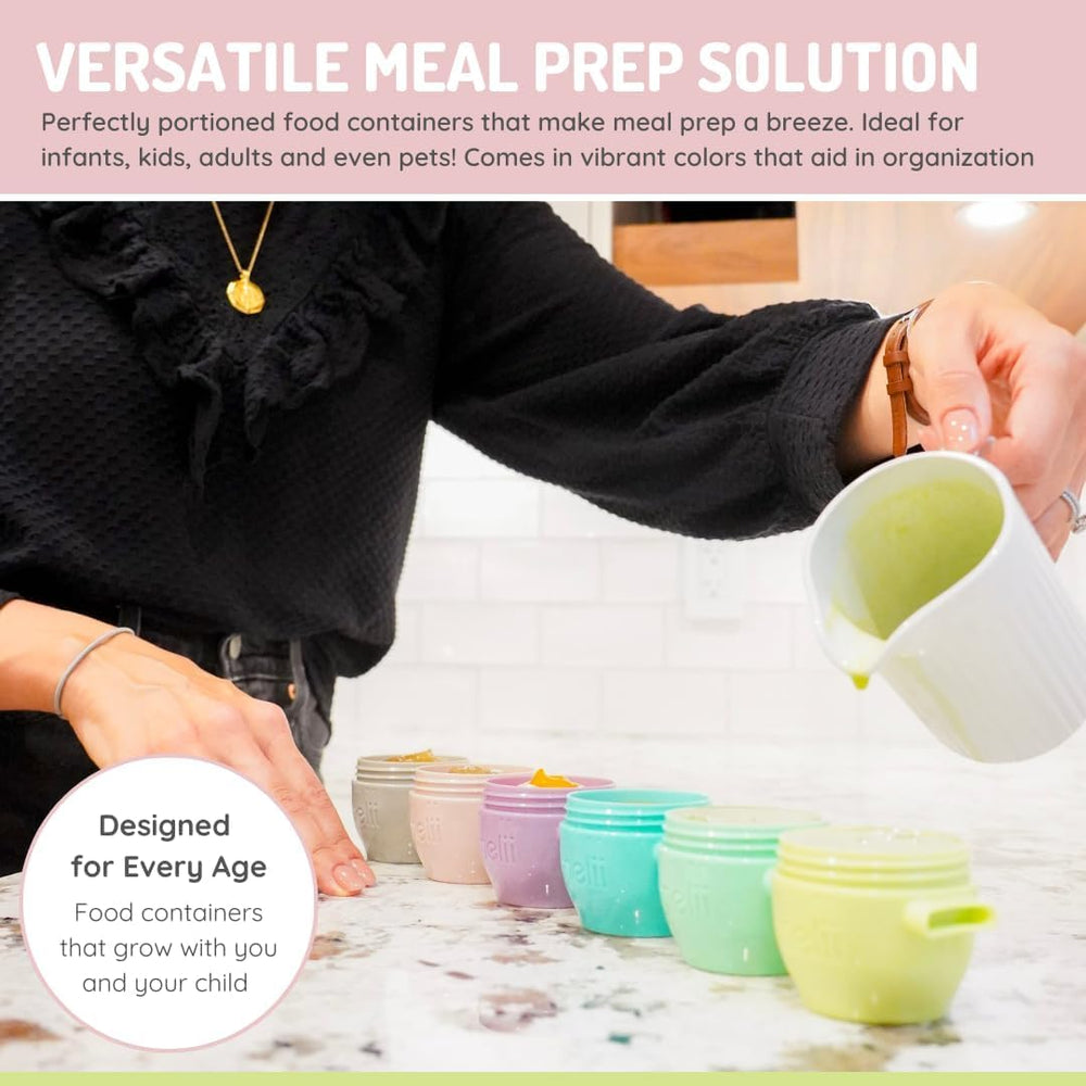melii stackable snack containers maximize kitchen storage