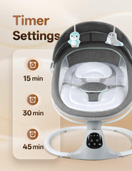 MelloBubbz swing Bluetooth music for soothing moments