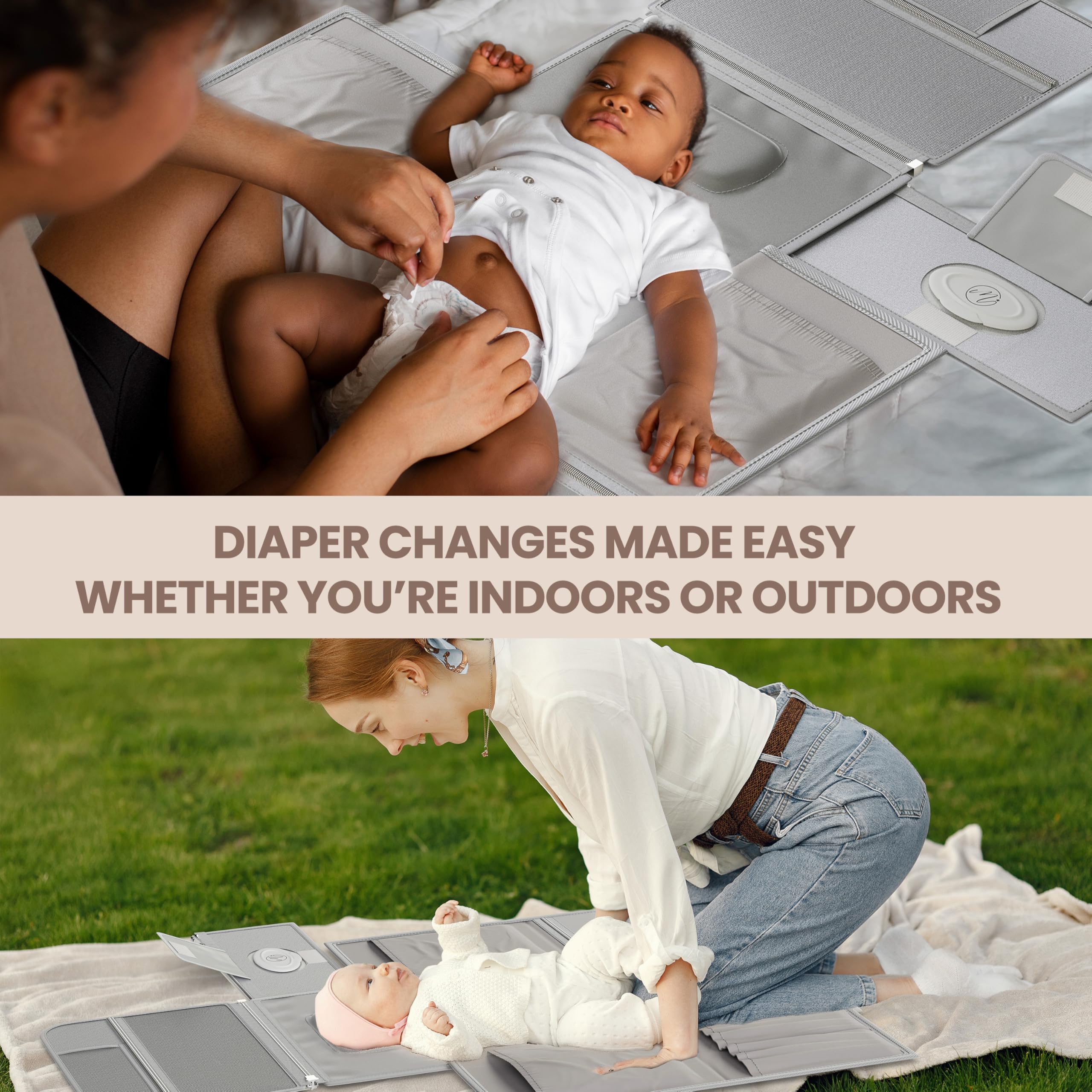 Gift-ready packaging with matching pouch makes a practical new-parent gift.